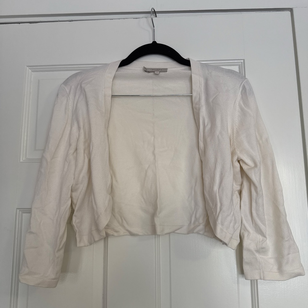 Chic Cream Cropped Cardigan